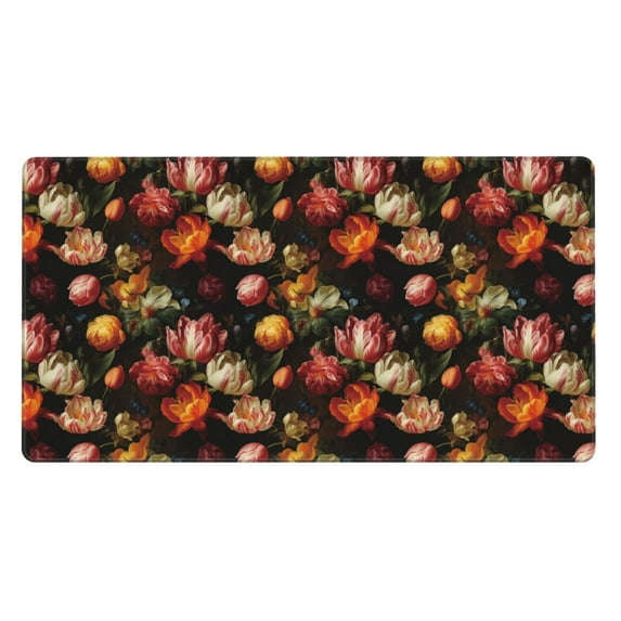 Pofeuu Colorful Tulips Print Mouse Pad,Rubber, Multipurpose Comfortable Waterproof Mousepad Desk Mat for Gamer Office Home