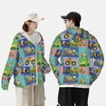 thumbnail image 1 of Pofeuu Construction Machinery Print Sun Protection Outdoor Lightweight Full Zip UV Cooling Hoodie Long Sleeve Summer Clothing for Outdoor Hiking-X-Large, 1 of 5