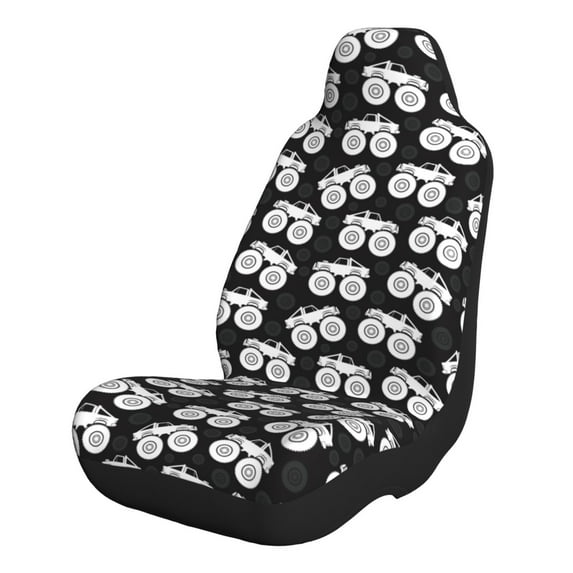 Pofeuu Cool Car Print Automotive Car Seat Covers Flat Cloth Full Set Seat Covers,Car Seat Covers front seats for Cars Trucks and SUVs-1