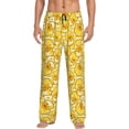 thumbnail image 1 of Pofeuu Cool Duck With Yellow Strip Print Men's Pajama Pants, Soft Lounge Pajama Pants with big pockets for Men Plaid Pj Bottoms-XX-Large, 1 of 6