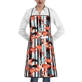 thumbnail image 1 of Pofeuu Cool Flamingo Print Aprons with Pockets, Cute Aprons for Kitchen, Cooking, Server, Barber, Chef Apron, 1 of 7