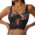 thumbnail image 1 of Pofeuu Cool Tiger Print Sports Bra for Women Sexy Vest Yoga Running Gym Fitness Crop Bras Tops-XX-Large, 1 of 8