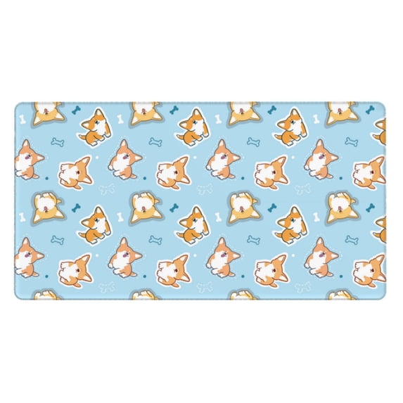 Pofeuu Corgi Dog 1 Print Mouse Pad,Rubber, Multipurpose Comfortable Waterproof Mousepad Desk Mat for Gamer Office Home