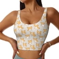 thumbnail image 1 of Pofeuu Corgi Dog Print Sports Bra for Women Sexy Vest Yoga Running Gym Fitness Crop Bras Tops-Small, 1 of 8