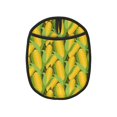 thumbnail image 1 of Pofeuu Corn 1 Print Silicone Pot Mat Mitten With Hanging Loop Heat Resistant Oven Mitts Non-Slip Bbq Baking Smoking Potholders, 1 of 7