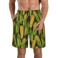 thumbnail image 1 of Pofeuu Corn 2 Prin Men's Swim Trunks Quick Dry Bathing Suit Swimming Board Shorts Mesh Lining Beach Swimwear-3X-Large, 1 of 6