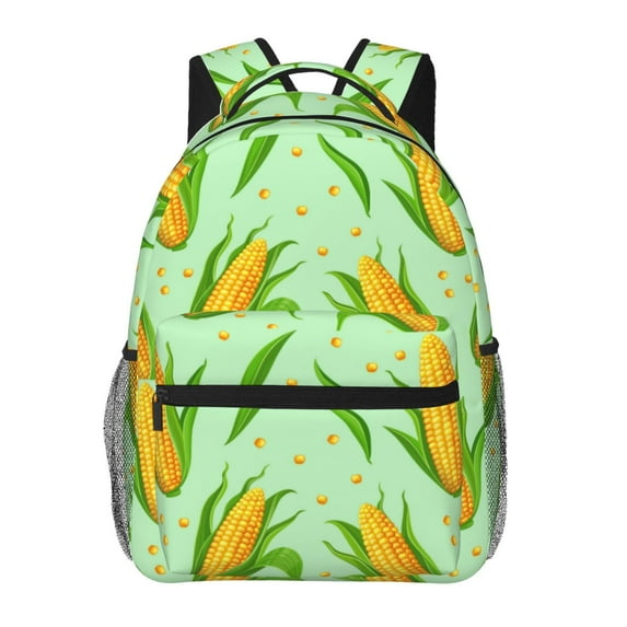 Pofeuu Corn 7 Print Backpack for Men and Women - Basic Bookbag Casual Daypack Backpacks for College Work Travel-One Size