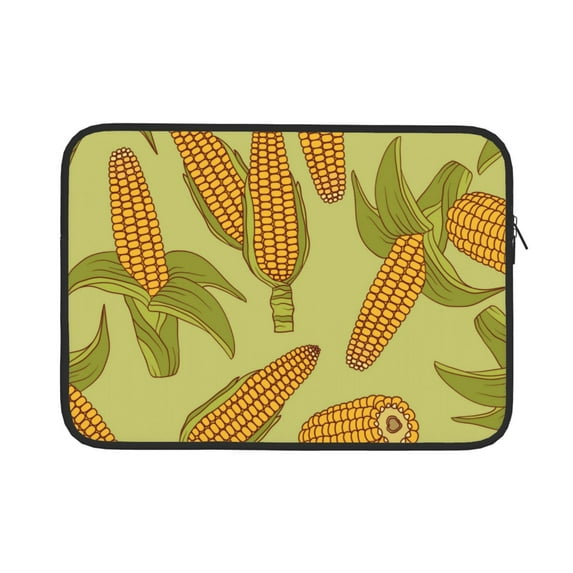 Pofeuu Corn Print Laptop Carrying Case,13-15-Inch Laptop and Tablet, Sleek Design, Durable and Water-Repellent Fabric, Business Casual or School-13 inch