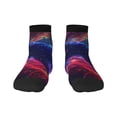 thumbnail image 1 of Pofeuu Cosmic Cat Psychedelic Journey Print 30cm Socks, Adult Running Hiking Socks for Youth and Adult, 1 of 7