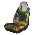thumbnail image 1 of Pofeuu Cozy Cottage Lakeside Sunset Print Automotive Car Seat Covers Flat Cloth Full Set Seat Covers,Car Seat Covers front seats for Cars Trucks and SUVs-2 PCS, 1 of 9