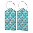 Pofeuu Crab Swims In The Ocean Print Luggage Tags, Privacy Cover ID