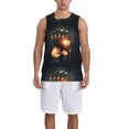 thumbnail image 1 of Pofeuu Creative Poker Print Basketball Jersey, Shirts for Men Youth Basketball Jersey Crew Neck-4X-Large, 1 of 6