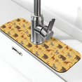 thumbnail image 1 of Pofeuu Cute Animals Print Splash Guard for Sink Faucet Sink Gadgets-Splash Guard Behind Faucet Drip Catcher for Kitchen, Bathroom,Sink Mat, 1 of 7
