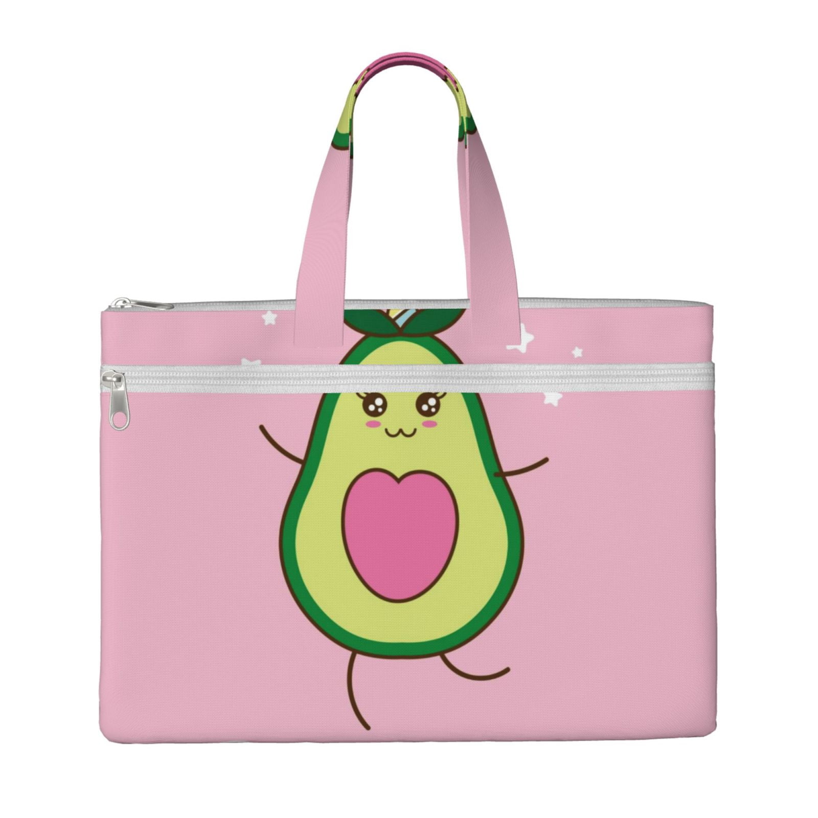 Pofeuu Cute Avocado Print Laptop Bag Carrying - Computer Bag Laptop ...