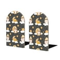 thumbnail image 1 of Pofeuu Cute Bee Gnome Print Large Bookend Hold Heavy Books- Wood Bookends for Heavy Books Heavy Duty Book Ends Wood Bookends for Office Desk Non-Skid, 1 of 7