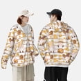 thumbnail image 1 of Pofeuu Cute Bee Gnome Print Sun Protection Outdoor Lightweight Full Zip UV Cooling Hoodie Long Sleeve Summer Clothing for Outdoor Hiking-X-Large, 1 of 5