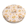 thumbnail image 1 of Pofeuu Cute Bee Gnome1 Print Round Bar Stool Covers - Super Soft and Washable Elastic Stool Cushion Slipcover Easy Clean Velvet-13 inch, 1 of 7