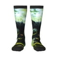 thumbnail image 1 of Pofeuu Cute Big-Eyed Black Cat Print Stockings, Adult Running Hiking Socks for Youth and Adult, 1 of 6