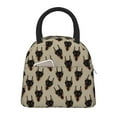 thumbnail image 1 of Pofeuu Cute Black Dog Print Lunch Bag for Adult Insulated Lunch Box,Leakproof Cooler Food Lunch Containers Reusable High Capacity Lunch Tote Bags-One Size, 1 of 6