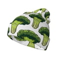 thumbnail image 1 of Pofeuu Cute Broccoli Print Beanie Hat for Men Women Knit Winter Hat Warm Cuffed Skull Beanie Slouchy Soft Unisex, 1 of 6
