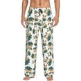 thumbnail image 1 of Pofeuu Cute Bunny Print Men's Pajama Pants, Soft Lounge Pajama Pants with big pockets for Men Plaid Pj Bottoms-Small, 1 of 6