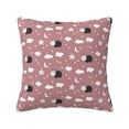 thumbnail image 1 of Pofeuu Cute Calf Print Double-sided plush pillowcase Square Throw Pillow Covers Pillows Cover for Living Room Bedroom Sofa Couch Cushion Cover（No pillow core）-20"x20", 1 of 7