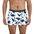 thumbnail image 1 of Pofeuu Cute Cartoon Dinosaurs Print Men’s Boxer Briefs, Moisture-Wicking Underwear, Regular,Trunk-X-Large, 1 of 5