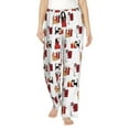thumbnail image 1 of Pofeuu Cute Cat And Christmas Gift Print Women's Fashion Pajama Pants with Pockets Comfy Drawstring Sleep Lounge Bottoms-X-Large, 1 of 6