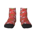 thumbnail image 1 of Pofeuu Cute Christmas Bunny Print 30cm Socks, Adult Running Hiking Socks for Youth and Adult, 1 of 7