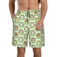 thumbnail image 1 of Pofeuu Cute Chubby Frog Prin Men's Swim Trunks Quick Dry Bathing Suit Swimming Board Shorts Mesh Lining Beach Swimwear-Medium, 1 of 6