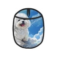 thumbnail image 1 of Pofeuu Cute Cloud Bichon Frise Print Silicone Pot Mat Mitten With Hanging Loop Heat Resistant Oven Mitts Non-Slip Bbq Baking Smoking Potholders, 1 of 7