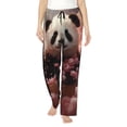 thumbnail image 1 of Pofeuu Cute Cloud Panda Print Women's Fashion Pajama Pants with Pockets Comfy Drawstring Sleep Lounge Bottoms-XX-Large, 1 of 6