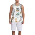 thumbnail image 1 of Pofeuu Cute Colorful Animal Print Basketball Jersey, Shirts for Men Youth Basketball Jersey Crew Neck-Large, 1 of 6