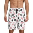 thumbnail image 1 of Pofeuu Cute Dinosaur Print Men's Soft Woven Elastic Waistband Sleep Pajama Short-3X-Large, 1 of 6