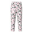 thumbnail image 1 of Pofeuu Cute Dinosaur Print Teenagers' Pajama Pants, Soft Lounge Pajama Pants with big pockets for Men Plaid Pj Bottoms-Large, 1 of 6