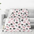 thumbnail image 1 of Pofeuu Cute Dinosaur Print Ultra-Soft Micro Fleece Blanket,for Bed Or Sofa,All Season Throw Blankets Flannel Blanket-80"x60", 1 of 7