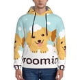 thumbnail image 1 of Pofeuu Cute Dog In Bathtub1 Print Mens Casual Hooded Collar Drawstring Hoodies Pullover Sweatshirts Casual Long Sleeve Shirts-X-Large, 1 of 7
