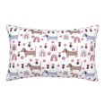 thumbnail image 1 of Pofeuu Cute Dog Print Polyester Microfiber Plush Pillowcases, Super Soft and Cozy Pillow Case Covers with Envelop Closure（Pillow core not included）-16"x24", 1 of 6