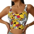 thumbnail image 1 of Pofeuu Cute Dog Print Sports Bra for Women Sexy Vest Yoga Running Gym Fitness Crop Bras Tops-XX-Large, 1 of 8