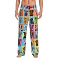 thumbnail image 1 of Pofeuu Cute Dogs Collage Print Men's Pajama Pants, Soft Lounge Pajama Pants with big pockets for Men Plaid Pj Bottoms-X-Large, 1 of 6