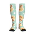 thumbnail image 1 of Pofeuu Cute Duck Print Compression Socks for Women & Men Circulation - Best Support for Nurses,Running,Athletic,Sports, 1 of 7