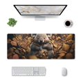 thumbnail image 1 of Pofeuu Cute Fallen Leaf Koala Print Desk Mat for Keyboard and Mouse，Computer Desk Matt for Desktop，Large Mouse Pad for Desk，Desk Pads on Top of Desks 12x31.5in, 1 of 8