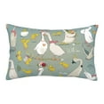thumbnail image 1 of Pofeuu Cute Farm Birds Print Polyester Microfiber Plush Pillowcases, Super Soft and Cozy Pillow Case Covers with Envelop Closure（Pillow core not included）-14"x20", 1 of 1