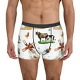 thumbnail image 1 of Pofeuu Cute Farm Print Men’s Boxer Briefs, Moisture-Wicking Underwear, Regular,Trunk-Small, 1 of 5