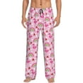 thumbnail image 1 of Pofeuu Cute Flamingo Print Men's Pajama Pants, Soft Lounge Pajama Pants with big pockets for Men Plaid Pj Bottoms-XX-Large, 1 of 6