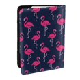 thumbnail image 1 of Pofeuu Cute Flamingo Print Travel Document Organizer Passport Holder Men Women for Family (6.5 in x 4.5 in),Wallet Holder Credit Card Clutch Bag Case, 1 of 5