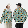 thumbnail image 1 of Pofeuu Cute French Bulldog Print Sun Protection Outdoor Lightweight Full Zip UV Cooling Hoodie Long Sleeve Summer Clothing for Outdoor Hiking-X-Large, 1 of 5