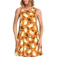 thumbnail image 1 of Pofeuu Cute Ghosts Print Women's Sleeveless Dress, Loose Fit Summer Dress, Casual Tank Dress for Women, 1 of 7