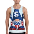 thumbnail image 1 of Pofeuu Cute Gnomes in USA Print Men's Workout Tank Tops Sleeveless Muscle Gym Shirt Quick Dry-3X-Large, 1 of 7