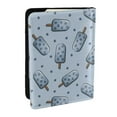 thumbnail image 1 of Pofeuu Cute Ice Cream Print Travel Document Organizer Passport Holder Men Women for Family (6.5 in x 4.5 in),Wallet Holder Credit Card Clutch Bag Case, 1 of 5
